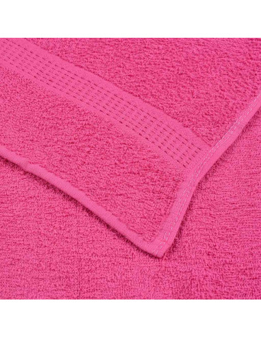 Asciugamani FROGN 10 pz Rosa 50x100 cm 360 g/m²