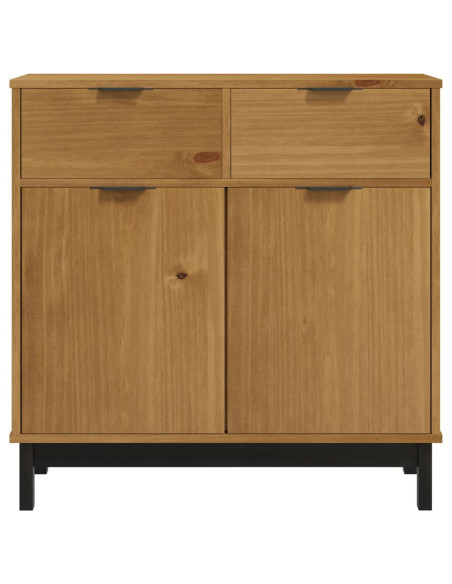 Credenza FLAM 80x40x80 cm in Legno Massello di Pino