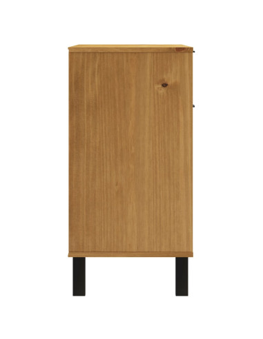 Credenza FLAM 80x40x80 cm in Legno Massello di Pino