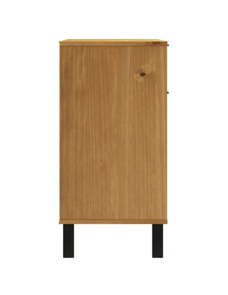 Credenza FLAM 80x40x80 cm in Legno Massello di Pino