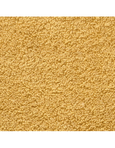 Asciugamani da bagno Premium SOLUND 4 pz Oro 100x150 cm 600 g/m²