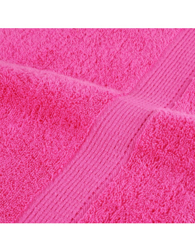 Asciugamani da Doccia SOLUND 2 pz Rosa 70x140 cm 600g/m²