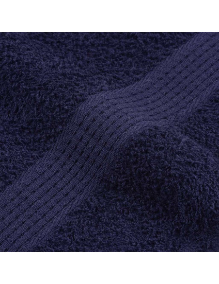 Asciugamani da doccia FROGN 10 pz Blu navy 70x140 cm 360 g/m²