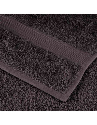 Asciugamani da doccia FROGN 10 pz Antracite 70x140 cm 360 g/m²
