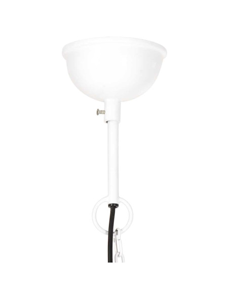 Lampada a Sospensione Industriale 25 W Bianca Rotonda 40 cm E27