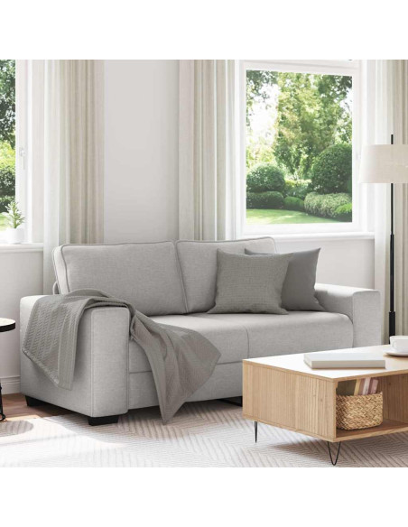 Divano a 2 Posti Grigio Nuvola 180x77x82 cm in Tessuto