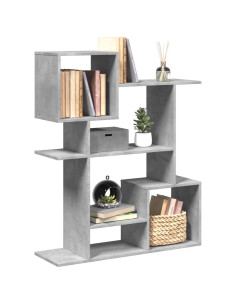 Libreria Divisorio Grigio Cemento 92x29x112 cm in Truciolato