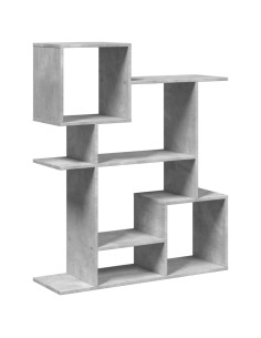 Libreria Divisorio Grigio Cemento 92x29x112 cm in Truciolato 2