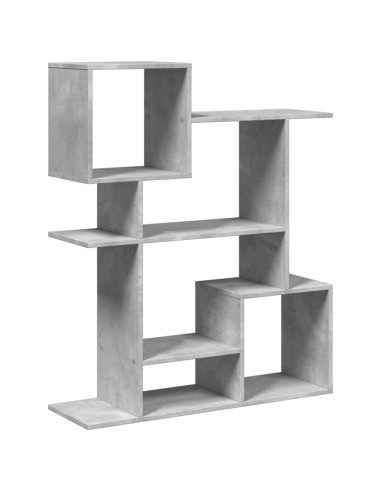 Libreria Divisorio Grigio Cemento 92x29x112 cm in Truciolato