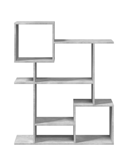 Libreria Divisorio Grigio Cemento 92x29x112 cm in Truciolato