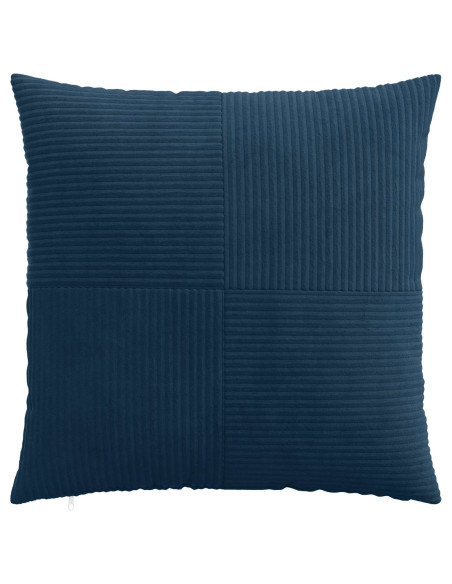 Federa 2 pcs ALMELO Blu navy 55 x 55 cm corduroy
