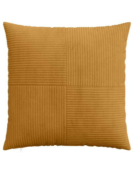 Federa 2 pcs ALMELO Giallo 55 x 55 cm corduroy