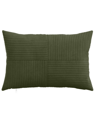 Federa 2 pcs ALMELO Verde 50 x 80 cm corduroy