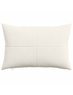 Federa 2 pcs ALMELO Crema 50 x 80 cm corduroy 2