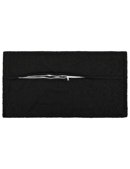 Federa 12 pcs HOUTEN Nero 40 x 80 cm Bouclé