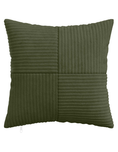 Federa 2 pcs ALMELO Verde 45 x 45 cm corduroy