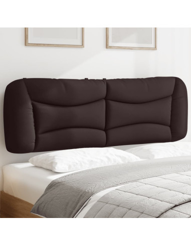 Cuscino Testiera Hvar Marrone Scuro 160 cm in Tessuto