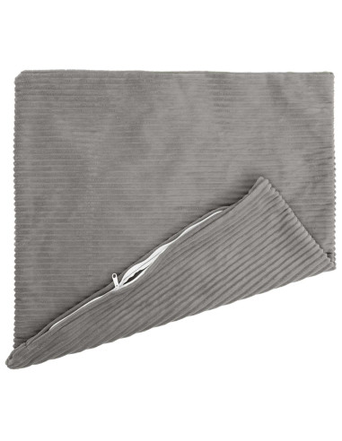 Federa 2 pcs HEERLEN Grigio Chiaro 55 x 55 cm corduroy
