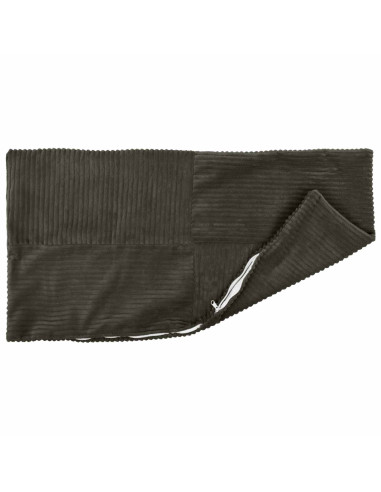 Federa 6 pcs ALMELO Antracite 40 x 80 cm corduroy