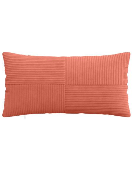 Federa 6 pcs ALMELO Rosso Arancio 40 x 80 cm corduroy