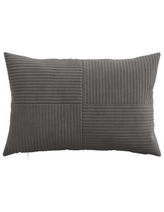 Federa 6 pcs ALMELO Grigio Scuro 30 x 50 cm corduroy 2