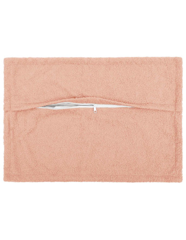 Federa 2 pcs HOUTEN Rosa 50 x 75 cm Bouclé