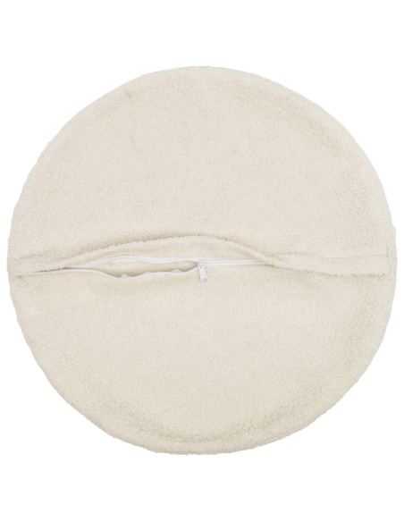 Federa 6 pcs HEERLEN Crema Ø 50 cm Bouclé