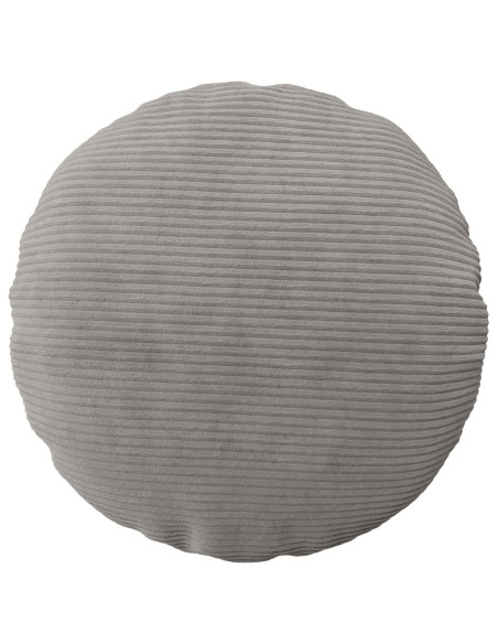 Federa 2 pcs HEERLEN Grigio Chiaro Ø 60 cm corduroy