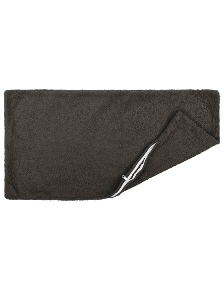 Federa 2 pcs HEERLEN Grigio Scuro 40 x 80 cm Bouclé
