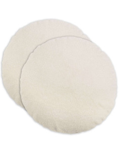Federa 2 pcs HEERLEN Crema Ø 40 cm Bouclé