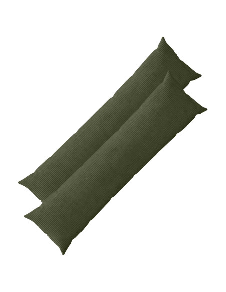 Federa 2 pcs HEERLEN Verde 40 x 145 cm corduroy