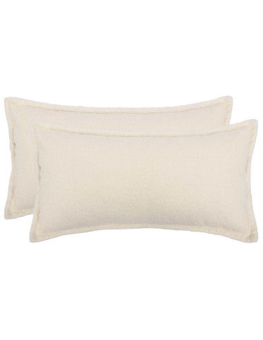 Federa 2 pcs HOUTEN Crema 40 x 70 cm Bouclé