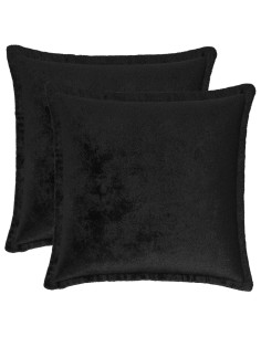 Federa 2 pcs HOUTEN Nero 40 x 40 cm Flanella 2