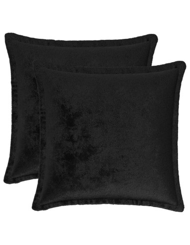 Federa 2 pcs HOUTEN Nero 40 x 40 cm Flanella