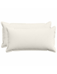 Federa 2 pz HOUTEN Crema 40 x 80 cm corduroy