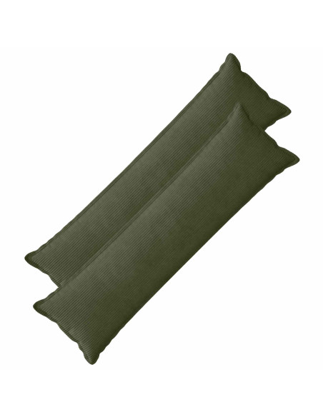 Federa 2 pz HOUTEN Verde 40 x 145 cm corduroy