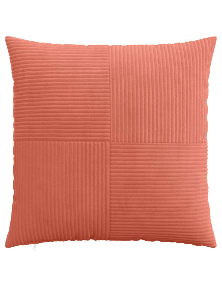 Federa 2 pcs ALMELO Rosso Arancio 65 x 65 cm corduroy