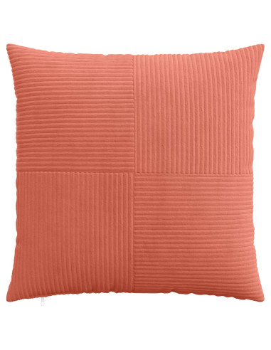 Federa 6 pcs ALMELO Rosso Arancio 65 x 65 cm corduroy