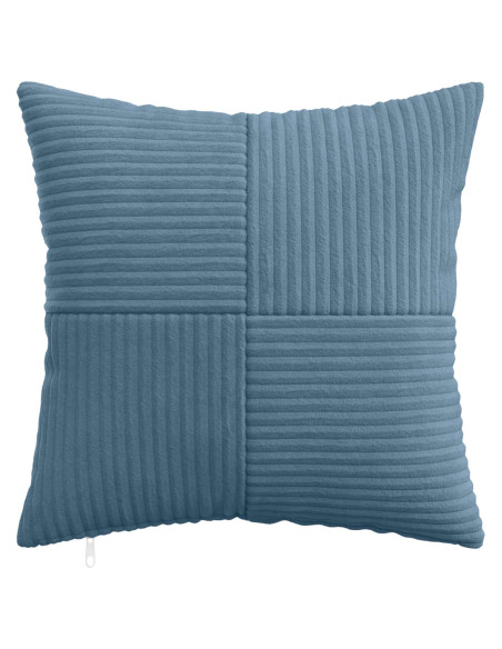 Federa 12 pcs ALMELO Blu 45 x 45 cm corduroy