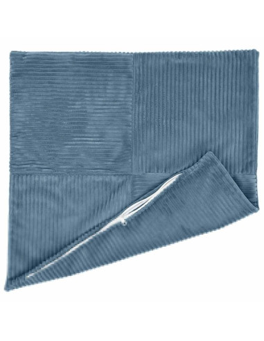 Federa 12 pcs ALMELO Blu 45 x 45 cm corduroy