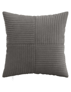 Federa 12 pcs ALMELO Grigio Scuro 40 x 40 cm corduroy 2