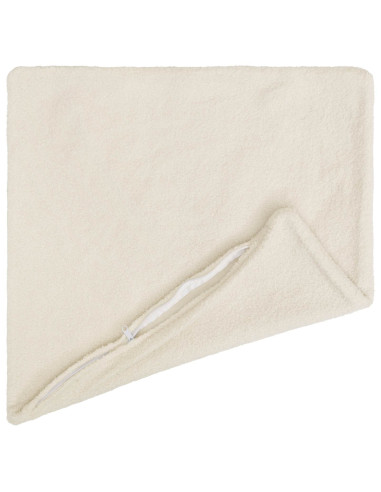 Federa 12 pcs HEERLEN Crema 50 x 50 cm Bouclé