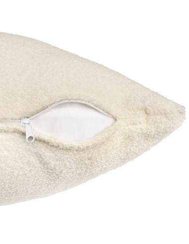 Federa 12 pcs HEERLEN Crema 50 x 50 cm Bouclé