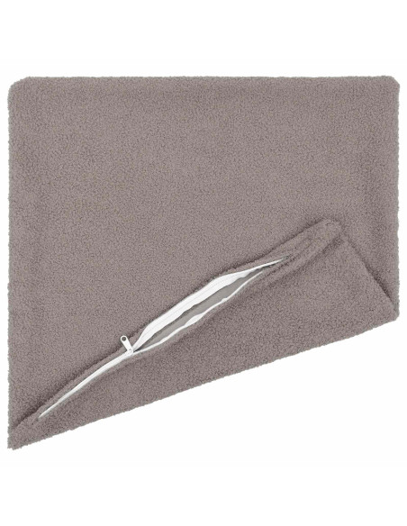 Federa 12 pcs HEERLEN Grigio Chiaro 50 x 50 cm Bouclé