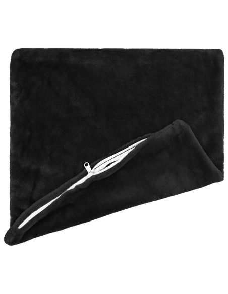 Federa 12 pcs HEERLEN Nero 40 x 40 cm Flanella