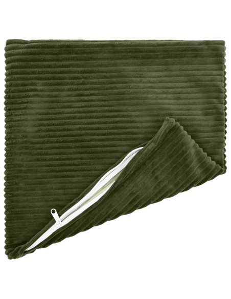 Federa 12 pcs HEERLEN Verde 50 x 50 cm corduroy