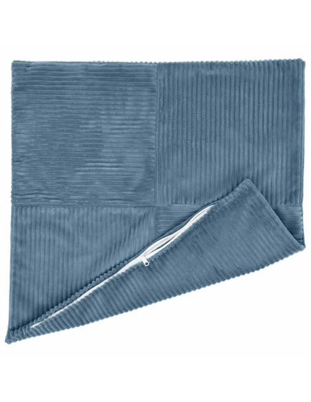 Federa 2 pcs ALMELO Blu 40 x 40 cm corduroy