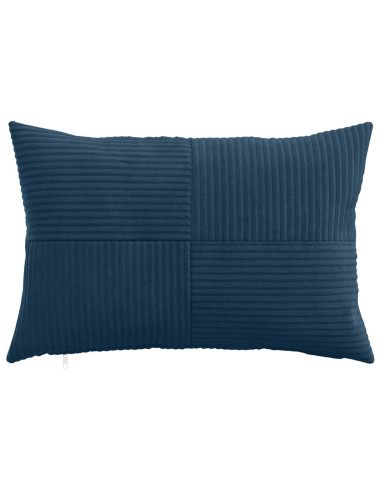 Federa 2 pcs ALMELO Blu navy 40 x 60 cm corduroy