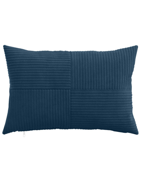 Federa 2 pcs ALMELO Blu navy 50 x 70 cm corduroy