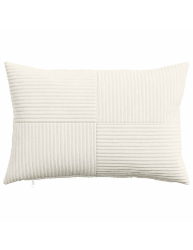 Federa 2 pcs ALMELO Crema 50 x 70 cm corduroy